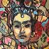 Así veo a Frida Kahlo, oil on canvas 16x20” 2019