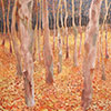 Autumn Time. Oleo sobre tela. 100 x 100 cm. 2023
